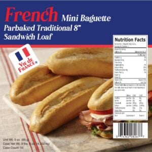 8″ Mini French Baguettes | PWB