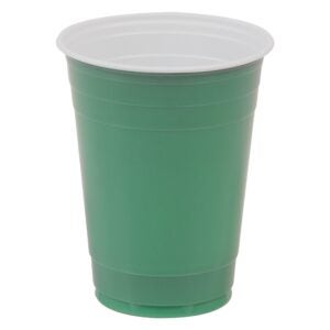 16oz Green Plastic Cups | RAW