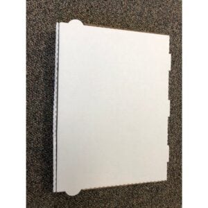 18 x 13 x 2 Inch Pizza Boxes White on Kraft | RAW