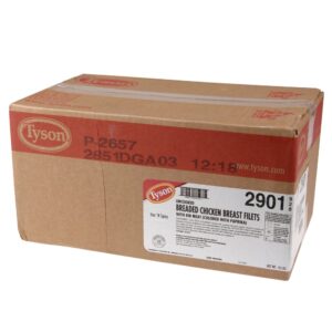 Hot ‘N Spicy Breaded Boneless Skinless Chicken Breast Fillets, Marinated | COR