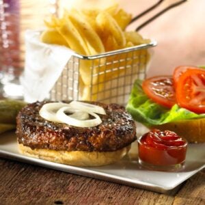 BEEF STKBRGR BALL 4/# 85/15 4-12CT | PWB