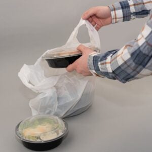 BAG PLAS T-SACK 12X7X22 WHT 1M | PWB