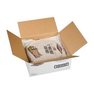 12″ Whole Wheat Flour Tortillas | PKG