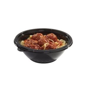 BOWL SRVG 80Z RND BLK | PNB