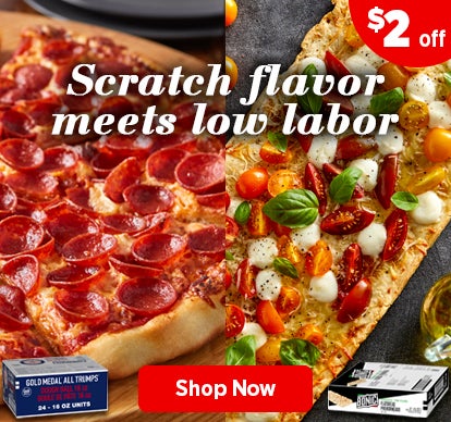 Scratch flavor meets low labor