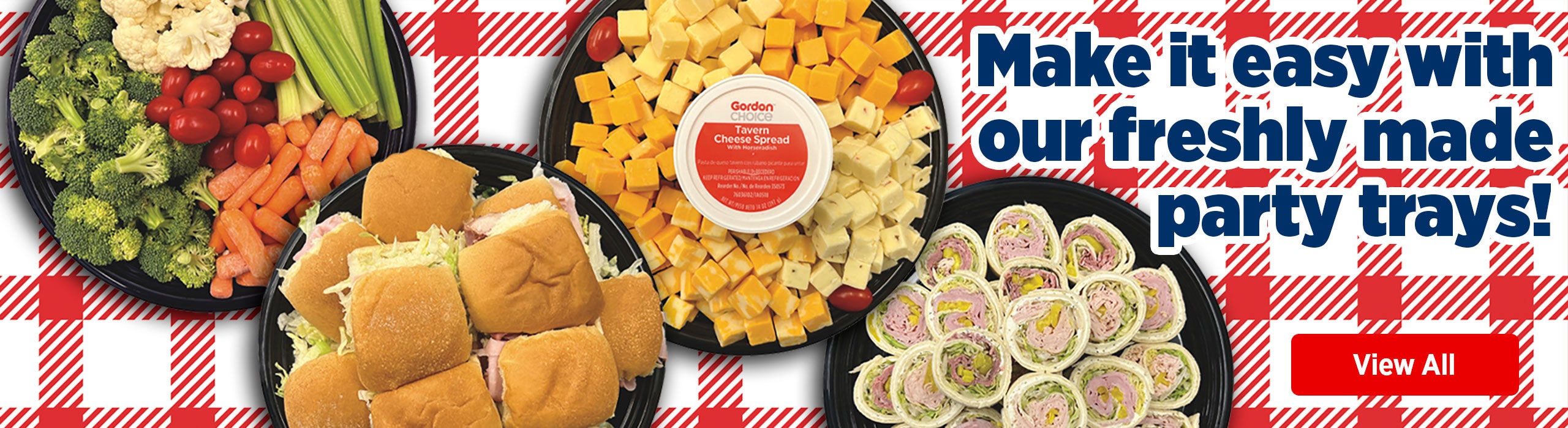 Make it easy with our Party Trays
