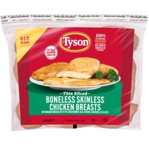 Tyson Chicken Breasts | Packaged