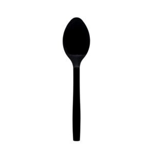 Party Essentials Black 9inch Serving Spoons 100ct | RAW