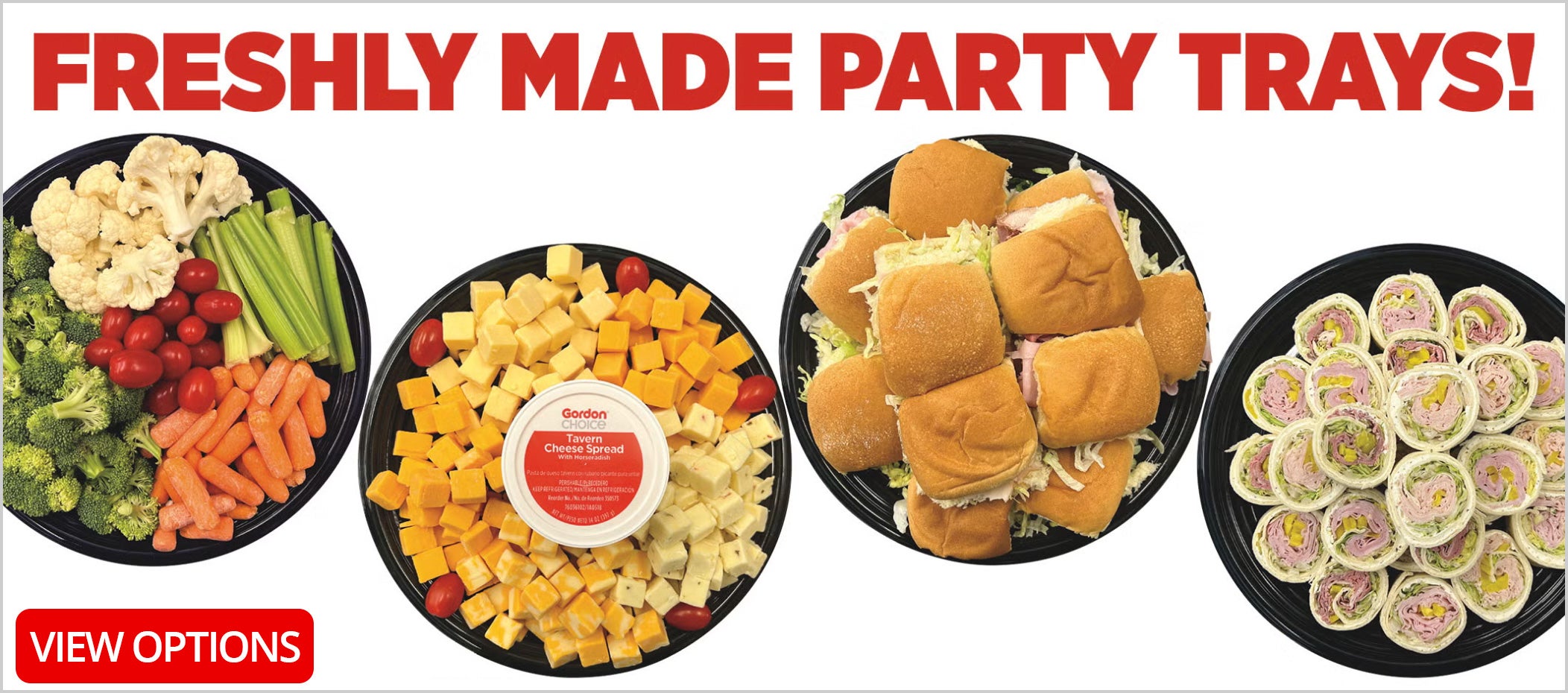Freshly Made Party Trays