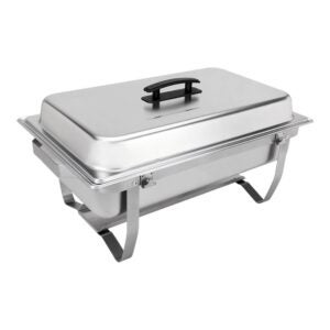 Sterno Folding Stainless Steel Rectangle Chafer | RAW