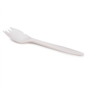 White Plastic Sporks | RAW