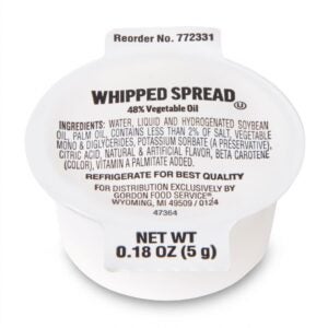 Whipped Margarine Cup Spread | IPG