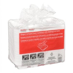 Medium 3-Compartment Foam Containers | IPG