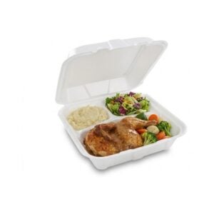 Medium 3-Compartment Foam Containers | PNB