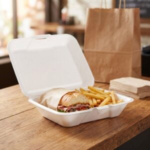 1-Compartment Foam Containers | PWB