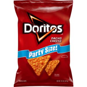 Party Size Nacho Cheese Flavored Tortilla Chips | IPG